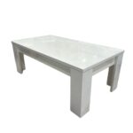 Τραπέζι Σαλονιού URBINO 122x65x45 cm χρ. Λευκό Γυαλιστερό κωδ. 329006N