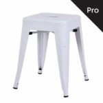 RELIX Σκαμπό-Pro, Στοιβαζόμενο, Μέταλλο Βαφή Άσπρο κωδ. 0706-Ε-00015477