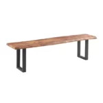 LIZARD 3D PAPER  Πάγκος Μέταλλο Βαφή Μαύρο, Dark Acacia κωδ. 0706-Ε-00023064