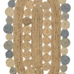 ΧΑΛΙ DELHI ΧΕΙΡΟΠΟΙΗΤΟ BR-4018 - 120X170  NewPlan κωδ. 0745-5-19-BR-DELHI-4018_OVAL-120X170