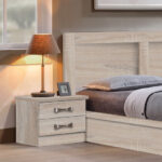 LIFE Κομοδίνο με 2 Συρτάρια, Απόχρωση Sonoma κωδ. 0706-Ε-00016060