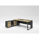 PROJECT Γραφείο Γωνία Αναστρέψιμη Απόχρωση Sonoma - Γκρι κωδ. 0706-Ε-00020633