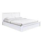 LIFE LUX Κρεβάτι Διπλό για Στρώμα 150x200cm, Απόχρωση Άσπρο κωδ. 0706-Ε-00025720