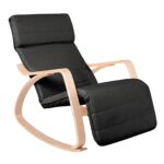 HAMILTON Super Relax Πολυθρόνα Σαλονιού - Καθιστικού, Σημύδα, Ύφασμα Μαύρο κωδ. 0706-Ε-00025965