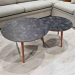 Σετ 2τμχ Τραπεζάκια Σαλονιού ARGO χρ. MARBLE κωδ. 0740-10013
