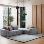 Καναπές Τριθέσιος VERONA χρ. ΓΚΡΙ κωδ. 0744-VERONA.03