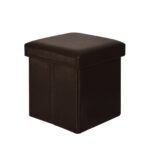 ORION Σκαμπό Αποθηκευτικό - Βοηθητικό, PU Σκούρο Καφέ κωδ. 0706-Ε-00013814