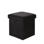 ORION Σκαμπό Αποθηκευτικό - Βοηθητικό, PU Μαύρο κωδ. 0706-Ε-00016000