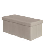 ORION Σκαμπό Αποθηκευτικό - Βοηθητικό, PU Άσπρο κωδ. 0706-Ε-00016001