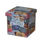 ORION Σκαμπό Αποθηκευτικό - Βοηθητικό, PU Deco Label κωδ. 0706-Ε-00016868