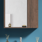 Καθρέφτης DIANA 80cm χρ. BROWN κωδ. 3MDIA080BR