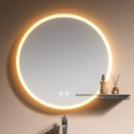 Καθρέφτης DIVA ΣΤΡΟΓΓΥΛΟΣ LED 70X70 κωδ. 3MDIV070LED