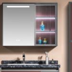 Καθρέφτης ERIETE LED 90cm χρ. ANTHRACITE κωδ. 3MERI090ANΤ