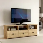 Έπιπλο τηλεόρασης Mahen Megapap χρώμα sapphire oak 140x35x49,8εκ. 0711-256446