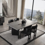 Σετ Τραπεζαρίας LUNA χρ.ΜΑΥΡΟ-ΓΚΡΙ κωδ.0739-SETLUNTBL