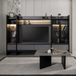 Τραπεζάκι Σαλονιού LUNA χρ.ΜΑΥΡΟ-ΓΚΡΙ κωδ.0739-LUNCCT