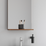 Καθρέφτης TIKA 50cm. χρ. ANTHRACITE /BAROK MAT κωδ. 3MTIK050ABM