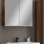 Καθρέφτης TREND 80cm. χρ.ANTHRACITE /BAROK MAT κωδ. 3MTRE080ABM