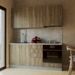 Σύνθεση Κουζίνα Adrea 180cm συρτάρια Truffle 180x60x82cm M308.08