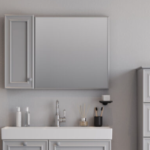 Καθρέφτης STELLA 100cm χρ. GREY MAT κωδ. 3MSTE100GRM