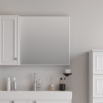 Καθρέφτης STELLA 100cm χρ. WHITE MAT κωδ. 3MSTE100WHT