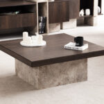 Τραπεζάκι Σαλονιού AZIA χρ.ΚΑΦΕ-MARBLE κωδ.0739-AZIACCT