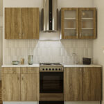 Σύνθεση Κουζίνα Adol 160cm Oak Sonoma Truffle 160x60x82cm 9SKIADOL-TRUFFLE