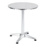 Τραπέζι Lazo pakoworld χρωμίου αλουμίνιο Φ60x70εκ κωδ. 0060-130-000063