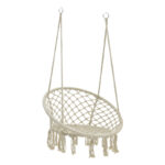 Αιώρα-κούνια κάθισμα Eventful pakoworld σχοινί μπεζ 82x82x133εκ. κωδ.0060-218-000011