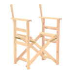 Σκελετός πολυθρόνας σκηνοθέτη Kompa pakoworld μασίφ ξύλο οξιάς σε απόχρωση άβαφου ξύλου 56.5x54x88εκ. κωδ.0060-363-000003