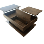 Τραπεζάκι Σαλονιού Σερβιτόρου ORNELLA χρ.DARK BROWN κωδ.0771-0015-DARK BROWN