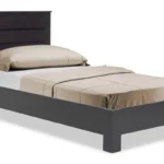 Κρεβάτι μονό OLYMPUS pakoworld σε χρώμα wenge 100x200εκ. κωδ.0060-123-000049