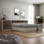 Κρεβάτι OLYMPUS pakoworld χρώμα castillo-toro 160x200εκ. κωδ.0060-123-000009