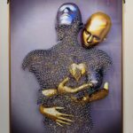 ΠΙΝΑΚΑΣ FACE CRYSTAL PORCELAIN  80x120 (FRAME+FIBE BOARD) κωδ. 0770-K119-22