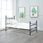 Κρεβάτι Beowulf pakoworld μαύρο μεταλλικό 90x190εκ. κωδ.0060-285-000016