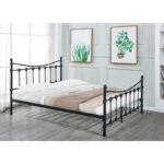 Κρεβάτι Beowulf pakoworld μαύρο μεταλλικό 140x190εκ.κωδ.0060-285-000017