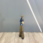 ΔΙΑΚΟΣΜΗΤΙΚΗ ΦΙΓΟΥΡΑ ΜΟΥΣΙΚΟΣ χρ.ΚΑΦΕ ΜΠΛΕ ΧΡΥΣΟ κωδ.0770-740