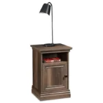 Κομοδίνο Mozart pakoworld χρώμα καρυδί 40x40x61εκ. κωδ.0060-123-000123