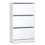 Παπουτσοθήκη ανακλινόμενη Step 18 ζεύγων pakoworld σε χρώμα λευκό 73x26x119εκ. κωδ.0060-039-000068