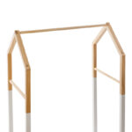 Παιδική κρεμάστρα Holen pakoworld ξύλο πεύκου σε φυσική με λευκή απόχρωση 60x37x100εκ. κωδ.0060-199-000643