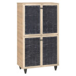 Παπουτσοθήκη-ντουλάπι Ronan pakoworld χρώμα φυσικό 70.5x35x122εκ κωδ. 0060-249-000017