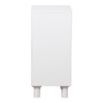 Κομοδίνο Emersi pakoworld MDF σε λευκή απόχρωση 40x32x70εκ κωδ. 0060-260-000025