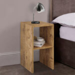 Κομοδίνο Deseo pakoworld σε oak απόχρωση  30x30x60εκ. κωδ.0060-321-000116