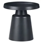 Βοηθητικό τραπέζι Ginoze Inart μαύρο μέταλλο Φ50x50εκ. κωδ.0060-029-000269