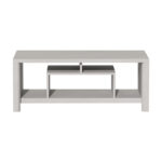 Τραπέζι σαλονιού Tracy pakoworld λευκό-γκρι 120x60x48.5εκ. κωδ.0060-049-000095