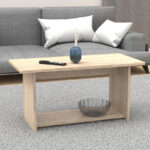 Τραπέζι Kumba pakoworld σε oak απόχρωση 80x40x42εκ κωδ. 0060-248-000025