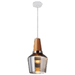 ΠΟΛΥΦΩΤΟ ΚΡΕΜΑΣΤΟ HL-02-A ΓΥΑΛΙ / ΞΥΛΟ κωδ.0770-K128-HL-02-A