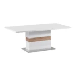 Τραπέζι Zoekrin Inart λευκό mdf 200x100x76εκ. κωδ.0060-029-000263