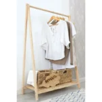 Έπιπλο εισόδου Leone pakoworld φυσικό 86x38x125εκ. κωδ.0060-120-000321