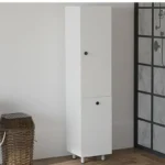 Ντουλάπα-στήλη μπάνιου Gingo pakoworld μελαμίνης λευκό 33x35x159εκ. κωδ.0060-120-000383